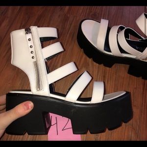 Lamoda 8 white Platform Sandals